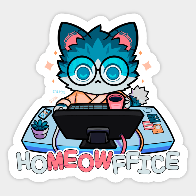 HOMEOFFICE I Sticker by Susto